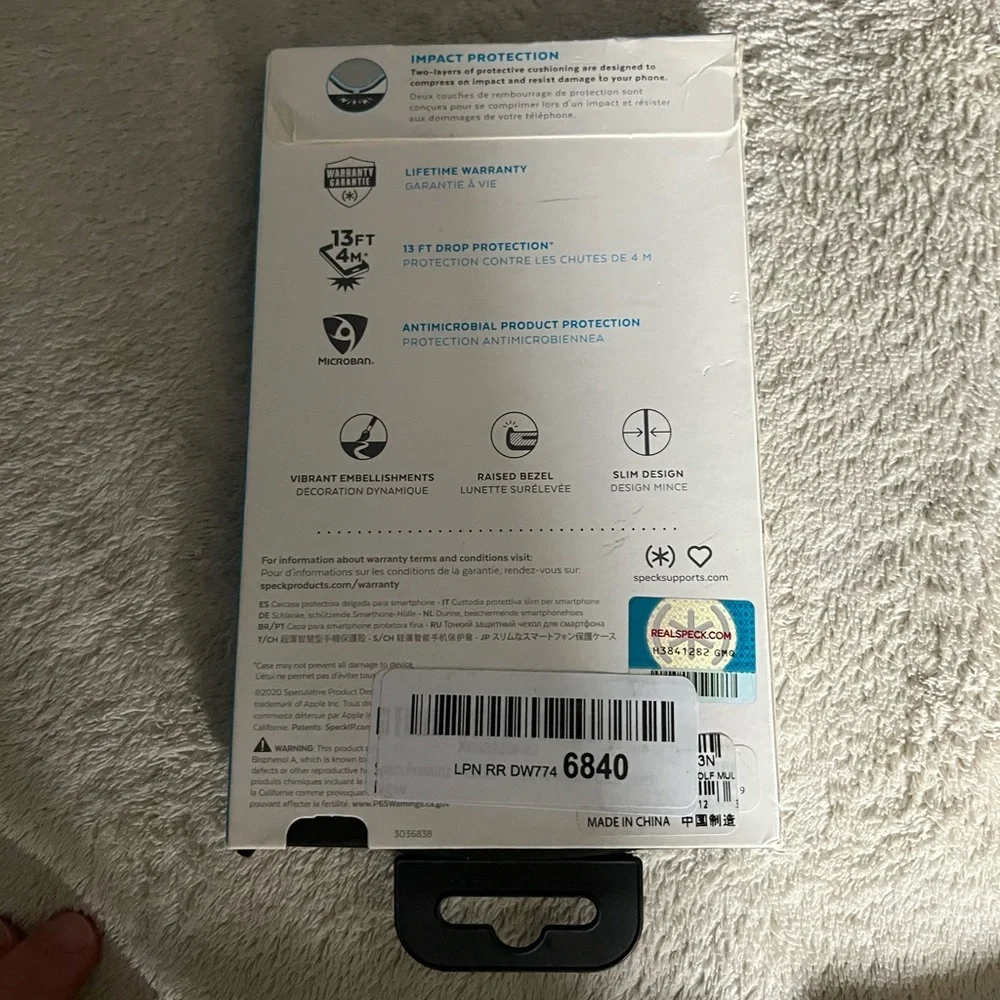 New iPhone 5.4 inch from 2020 case by speck